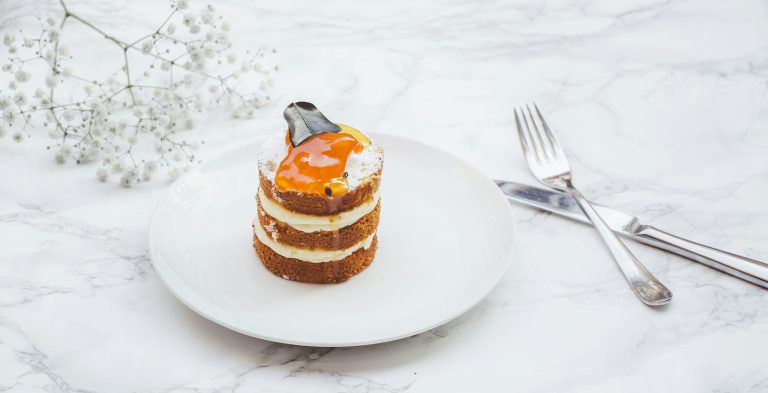 Apple Spice Cake with Caramel Drizzle